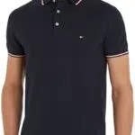 Tommy Hilfiger Herren Poloshirt Kurzarm 1985 Rwb Tipped Slim Polo Slim Fit