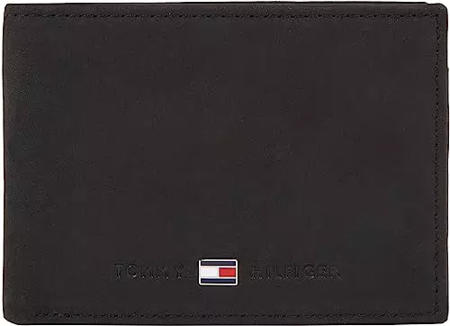 Tommy Hilfiger Herren Portemonnaie Johnson Mini Schwarz