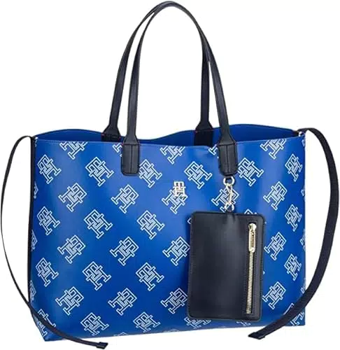 Tommy Hilfiger Iconic Tote - Blaue Handtasche