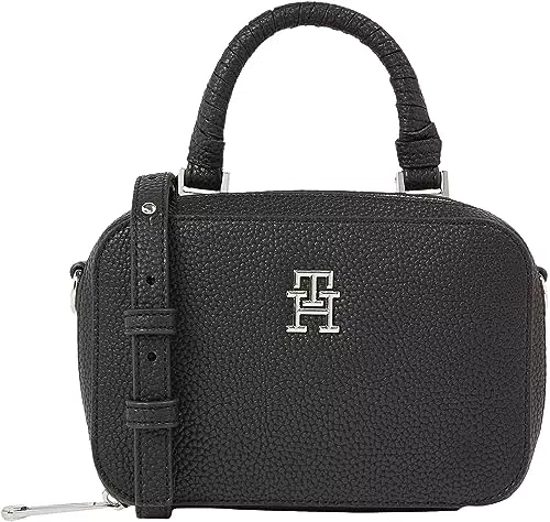 Tommy Hilfiger Damen Unterwäsche mit TH Emblem, Schwarz