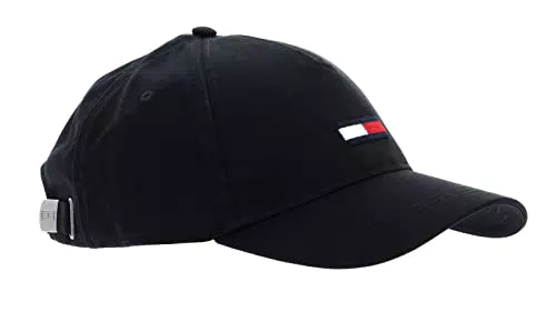 Tommy Jeans Herren Flag Cap - Modell TJM AM0AM10391 - Schwarz