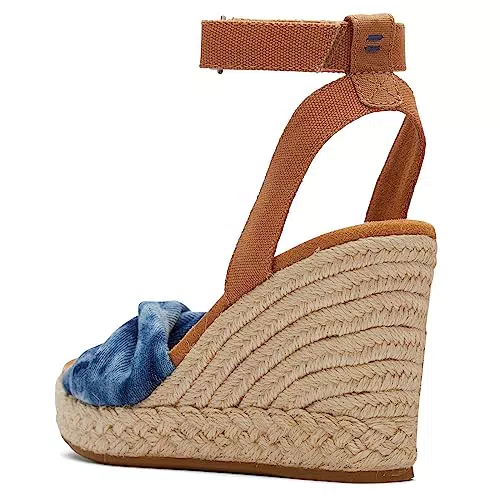 TOMS Keilsandale für Damen - Stilvolle Navy-Schuhe