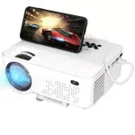 Mini Beamer von TOPVISION für Heimkino in Full HD mit Screen Mirroring - 7000 Lumen, 240 Display, 90000 Stunden LCD - HDMI/USB/AV/VGA-Kompatibilität