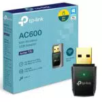 TP-Link AC600 Wireless Dual Band USB Adapter für PC, Desktop, Laptop und Tablet (Archer T2U)