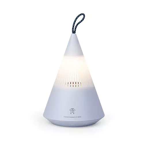 Outdoor Bluetooth-Lautsprecher mit Camping-Licht und 360° Surround Sound - Wasserdicht für Wandern und Camping