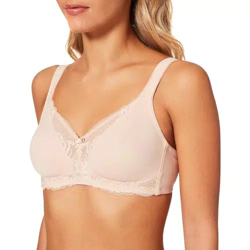 Triumph Damen Modern Lace+Cotton BH - Neutral Beige