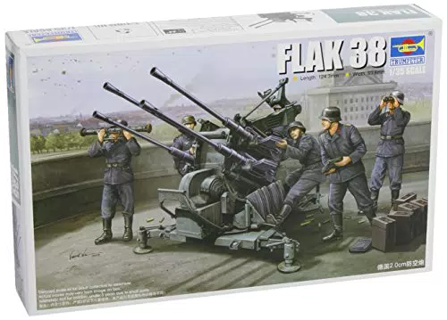 Modellbausatz Trumpeter FLAK 38 - Deutsches 2,0 cm Flugabwehrgeschütz