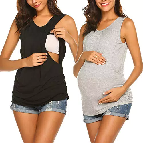 Stillshirt Damen von UNibelle - Umstandstop für Stillzeit