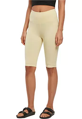 Urban Classics Damen Organic Stretch Jersey Cycle Yoga-Shorts