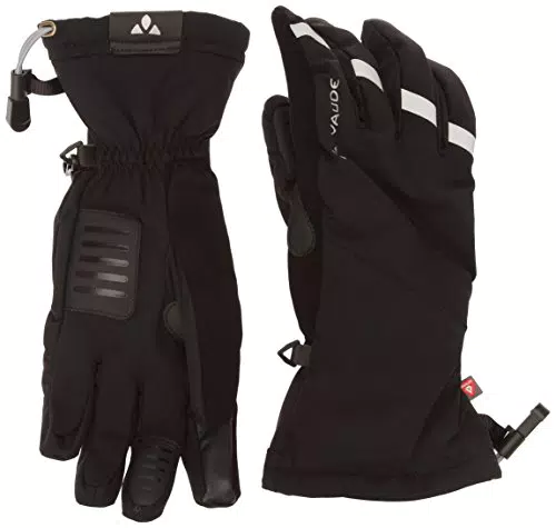 VAUDE Herren Handschuhe Tura Gloves II - Schwarze Outdoor-Handschuhe