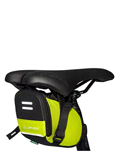 VAUDE Fahrrad Satteltasche "Race Light" mit Reflektoren und Klettverschluss