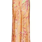Vero Moda Damen Rock mit Herzmuster in Orange.