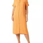 Vero Moda Damen Vmmenny Kleid - Georgia Peach/AOP
