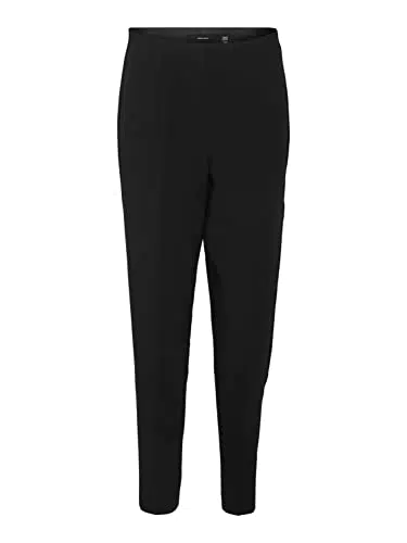 Vero Moda Damen Hose mit schmaler Passform (Tapered Fit) - Schwarz