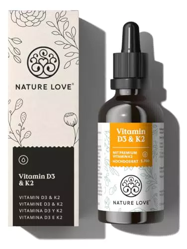 "K2VITAL® Vitamin D3 + K2 Tropfen in MCT-Öl - Hoch bioverfügbar & laborgeprüft"