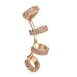 Ohrklemme Damen Zirkonia Ohrringe - Vogem Ear Cuff Schmuck