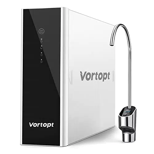 Umkehrosmose-System von Vortopt für die Spüle - Wasserfilterung mit TDS Reduktion und Smart Faucet