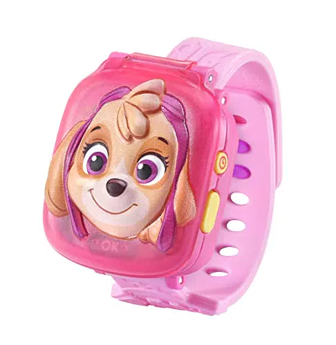 VTech PAW Patrol Skye Lernuhr für Kinder von 3-6 Jahren - Digitale Kinderuhr mit Timer, Stoppuhr, Wecker und Lernspielen