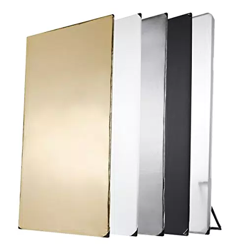 Walimex Pro 5-in-1 Reflektorpanel für Fotografie - 100x200 cm