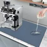 Wenosda Abtropfmatte für Kaffeemaschine und Spüle - Silikonmatte für Küche