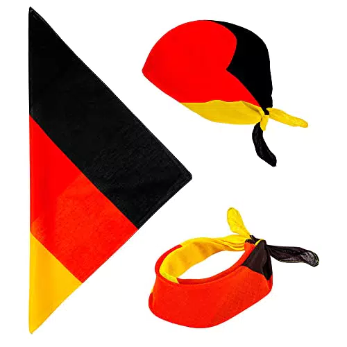 Kopftuch Deutschland Bandana - Accessoire für Kostüm und Mottoparty