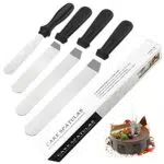 Backset WisFox Winkelpalette für Kuchenglasur - 4-teiliges Set