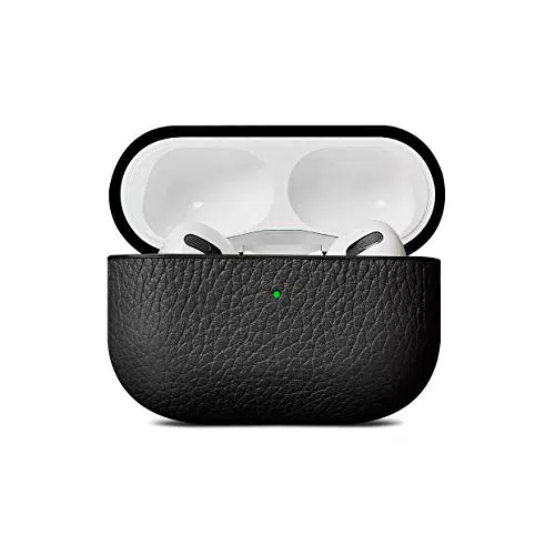 Woolnut AirPods Pro Lederhülle - Schwarz