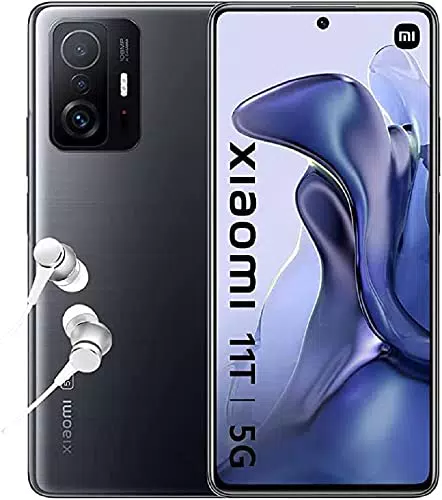 Xiaomi 11T Pro 5G Smartphone mit Kopfhörer - 128GB Speicher, 6.67" AMOLED-Display, 108MP Kamera, Snapdragon 888, 120W Hyper Charge