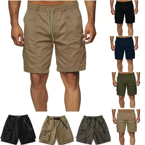 XINYUNZU Herren Cargo Shorts - Bequeme Sommerhose für Männer