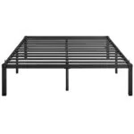 Yaheetech Metallbettgestell mit Lattenrost - Modernes Doppelbett 140 x 200 cm