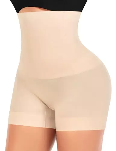 YARRCO Damen Bauchweg Unterhose Shapewear Hohe Taille Miederpants Body Shaper Leggings