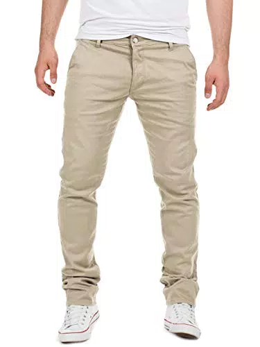Yazubi Herren Chino Hose Dustin - Modische Baumwollhose für Männer