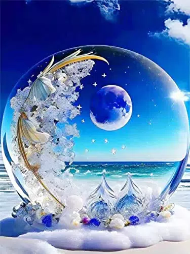 Diamond Painting Set für Erwachsene - Vollbohrer Stickerei Kit für Wohnzimmer Dekoration