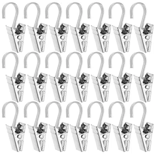Edelstahl Vorhangclips mit Haken für Gardinen und Fotos