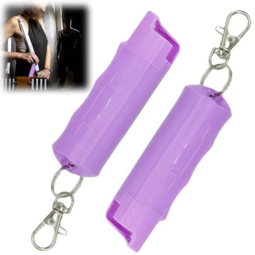 Pfefferspray Schlüsselanhänger mit Flip Top Design - Selbstverteidigung für Frauen und Männer