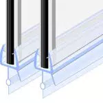 Dichtung Dusche Glastür Ersatzdichtung Glasdicke 5/6/7 mm - Marke GOLDGE