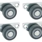 Rolle für Parkettböden mit TPE-Rad - 30x14mm, grau