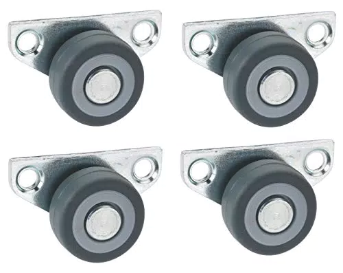 Rolle für Parkettböden mit TPE-Rad - 30x14mm, grau