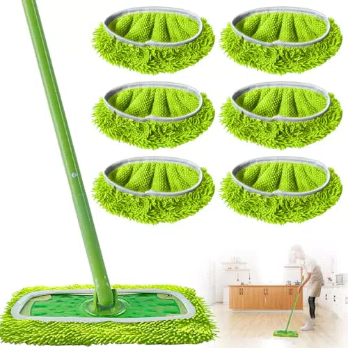 Wiederverwendbare Chenille Mopptücher für Swiffer Sweeper Mop - Nachfüllpackungen für Nass- und Trockengebrauch