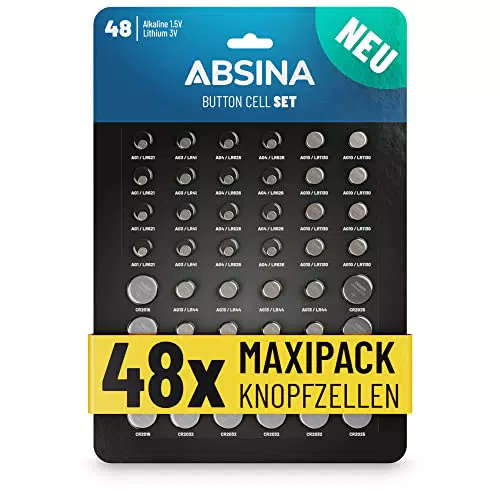 Alkaline & Lithium Knopfzellen Sortiment - Zuverlässige Knopfbatterien 1,5V & 3V