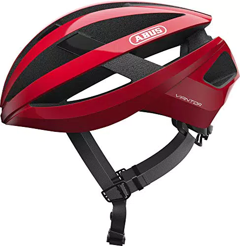 ABUS Viantor Rennradhelm für Einsteiger - Sportlicher Fahrradhelm - Unisex - Schwarz