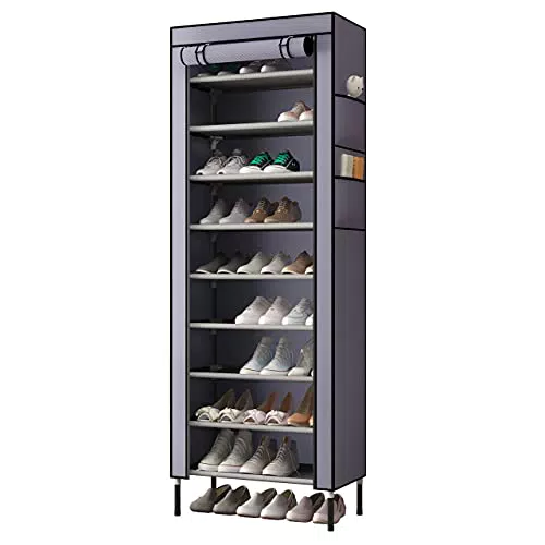 AcornFort Schuhschrank Organizer Ständer mit 10 Etagen - Stabil und Platzsparend