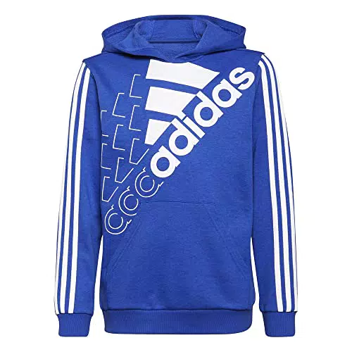 adidas Baby-Jungen Logo Sweatshirt - Blau/Weiß