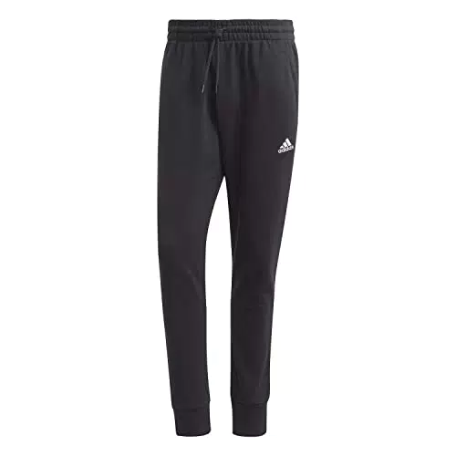 adidas Herren Essentials Jogginghose aus French Terry mit Bündchen - Schwarz