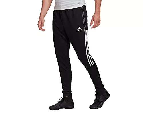adidas Herren Tiro 21 Trainingshose - Schwarz/Weiß