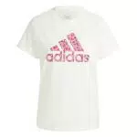 Adidas Damen Animal Print Grafik T-Shirt