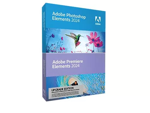 Adobe Photoshop Elements 2024 & Premiere Elements 2024 - Box-Pack - Einzelbenutzer - Windows, Mac - Englisch