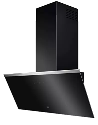 AEG DVE5961HB Kopffreie Wand-Dunstabzugshaube mit Hob2Hood - 90cm - Schwarz