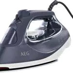 AEG Dampfbügeleisen SI6-1-2MN / Leistungsstarkes 2400 Watt / Dampfstoß 160g / Selbstreinigungsfunktion / Anti-Kalk System / Blau-Weiß