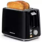 Aigostar Toaster mit 7 Bräunungsstufen und Auftau- & Aufwärmfunktion, 2 Toastschlitze, 750W - Schwarz